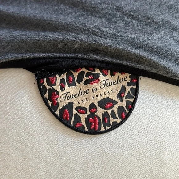 Gray Bodycon Women L Mini One Shoulder Prom Party Dress Lace Twelve By Twelve LA - Picture 8 of 8